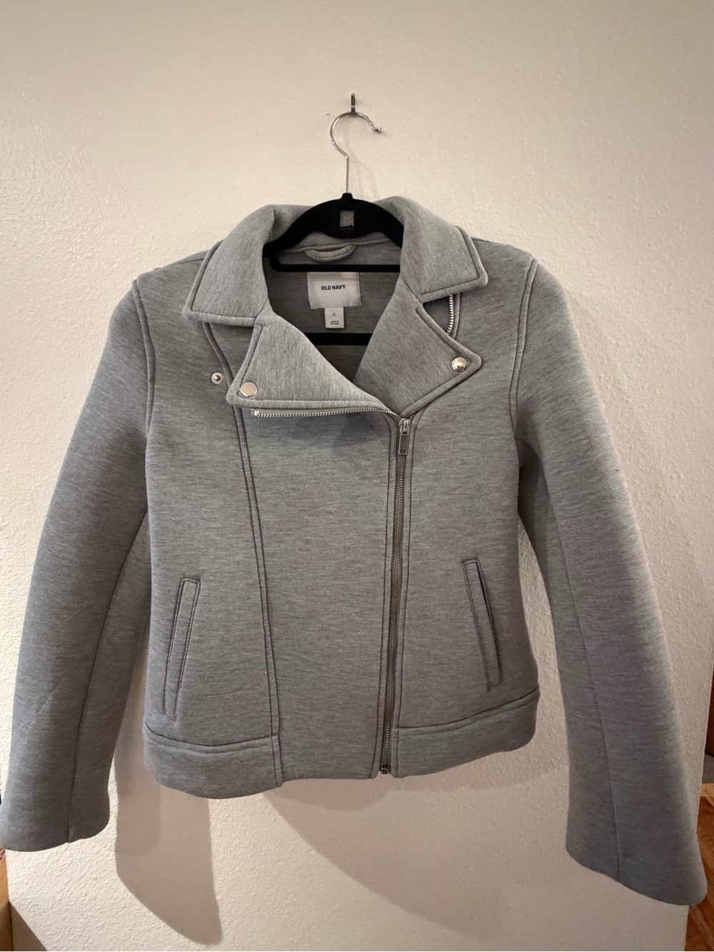 Old Navy Light Gray Women's Moto-Style Jacket
